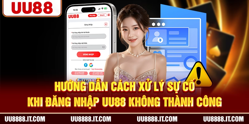 Hướng dẫn cách xử lý sự cố khi đăng nhập UU88 không thành công